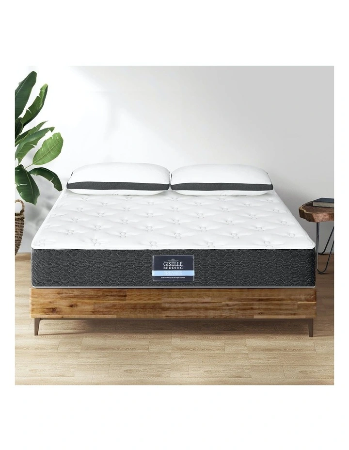 Medium Soft Double Mattress With Pillows 18cm in Multi image 3