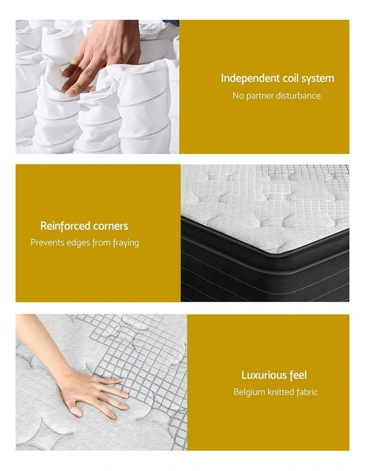 Extra Firm King Mattress 32cm in White image 4