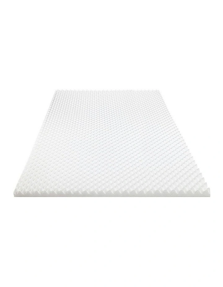 Memory Foam Mattress Topper 5cm Queen in White image 6