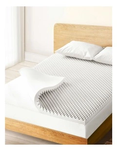 Memory Foam Mattress Topper 5cm Double in White