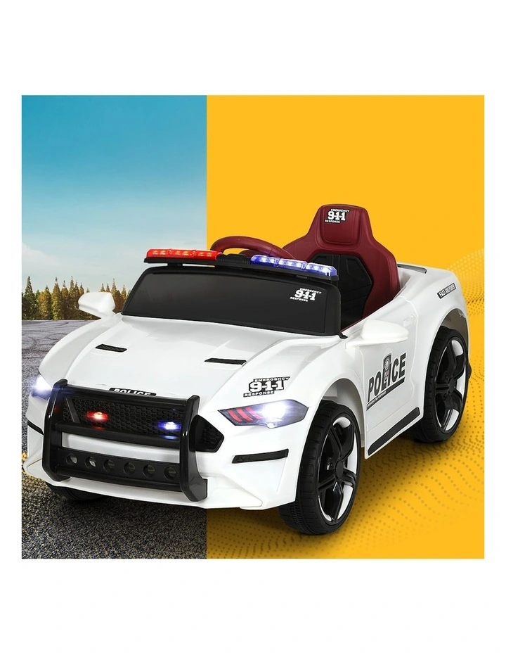Rigo Electric Ride on Police Car 12V MYER