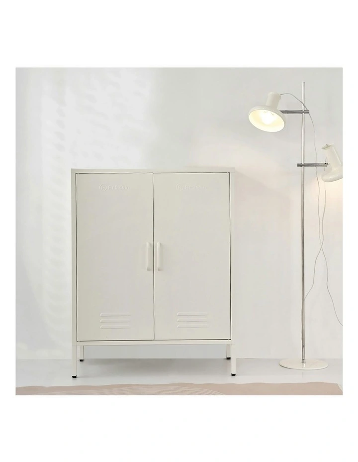 Artiss Buffet Sideboard Metal Cabinet White image 3