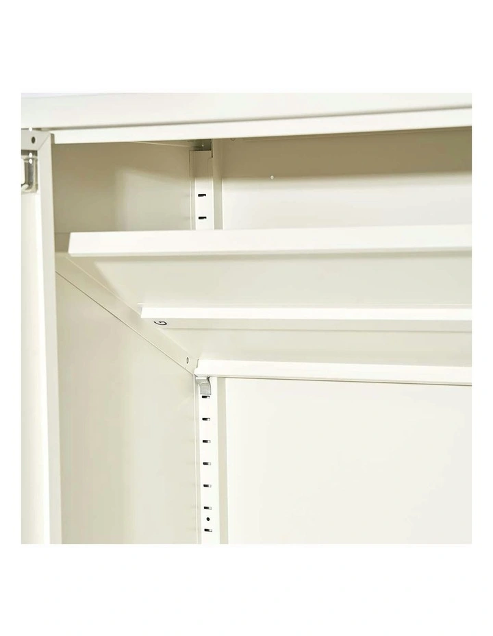 Artiss Buffet Sideboard Metal Cabinet White image 6