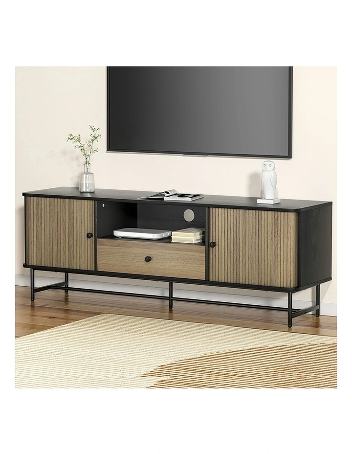 Artiss Entertainment Unit TV 150cm In Black Boris MYER