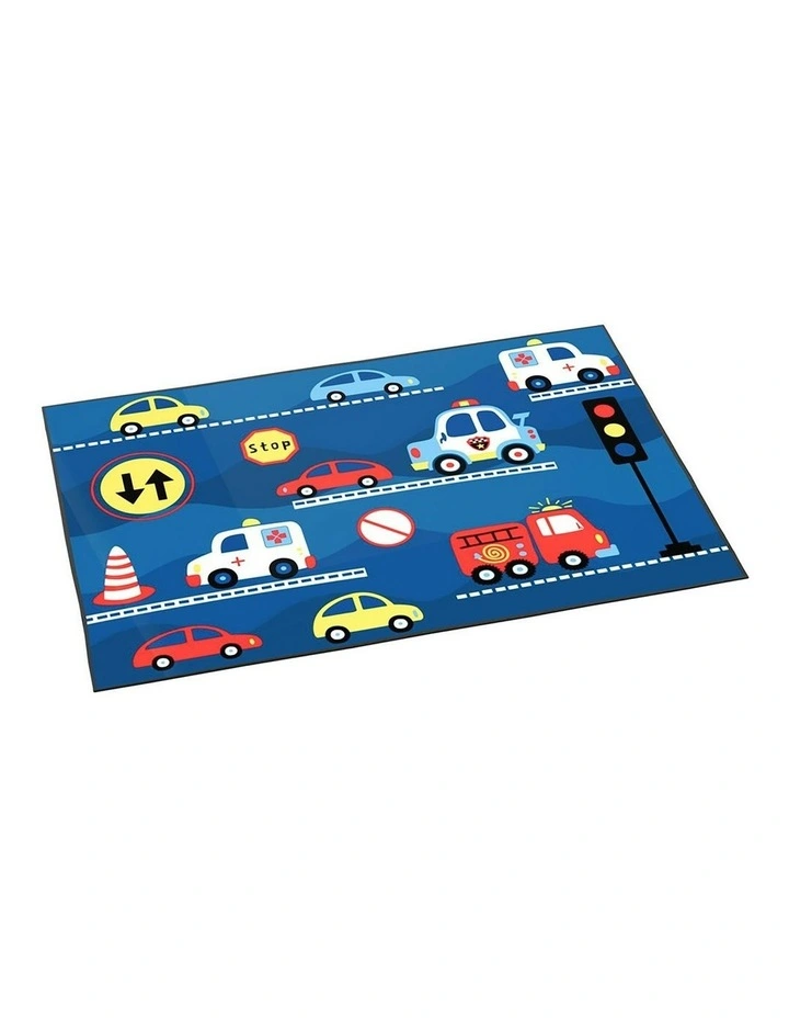 Short Pile Washable Floor Rug 120x160cm in Multi image 1