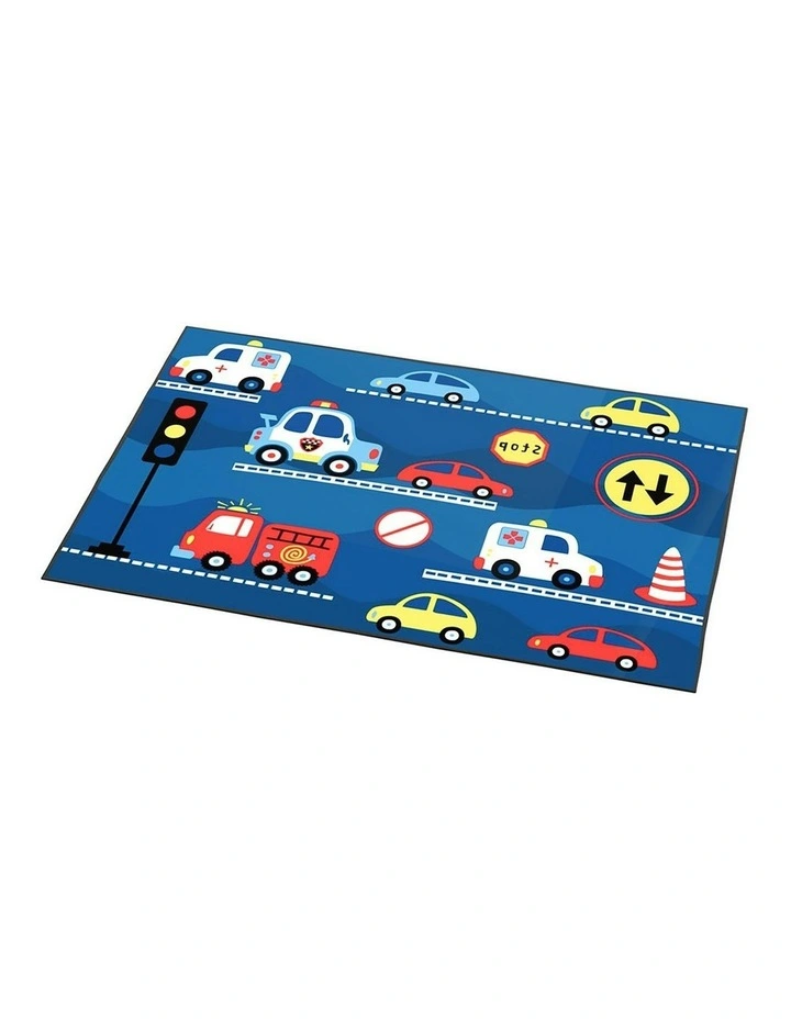 Short Pile Washable Floor Rug 120x160cm in Multi image 2