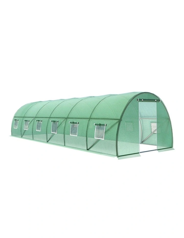 Greenhouse 9x3x2M Walk in Green House Tunnel Plant Garden Shed Dome image 1