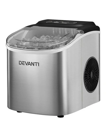 Ice Maker Machine w/Self Cleaning 12kg in Silver