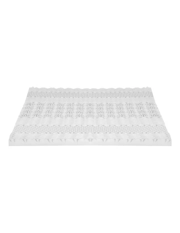 Pillowtop Double Size Mattress Topper 8cm in White
