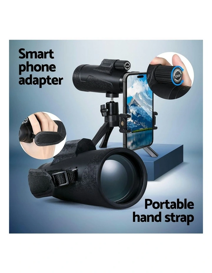 12X HD Zoom Optical Monocular Telescope 50mm image 6