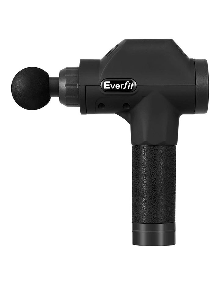 Everfit Massage Gun 30 Speed 8 Heads Chargeable In Black MYER
