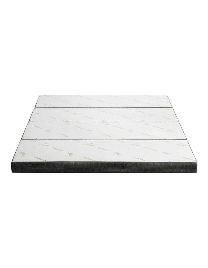 Bamboo Folding Foam Mattress Queen in Multi image 6