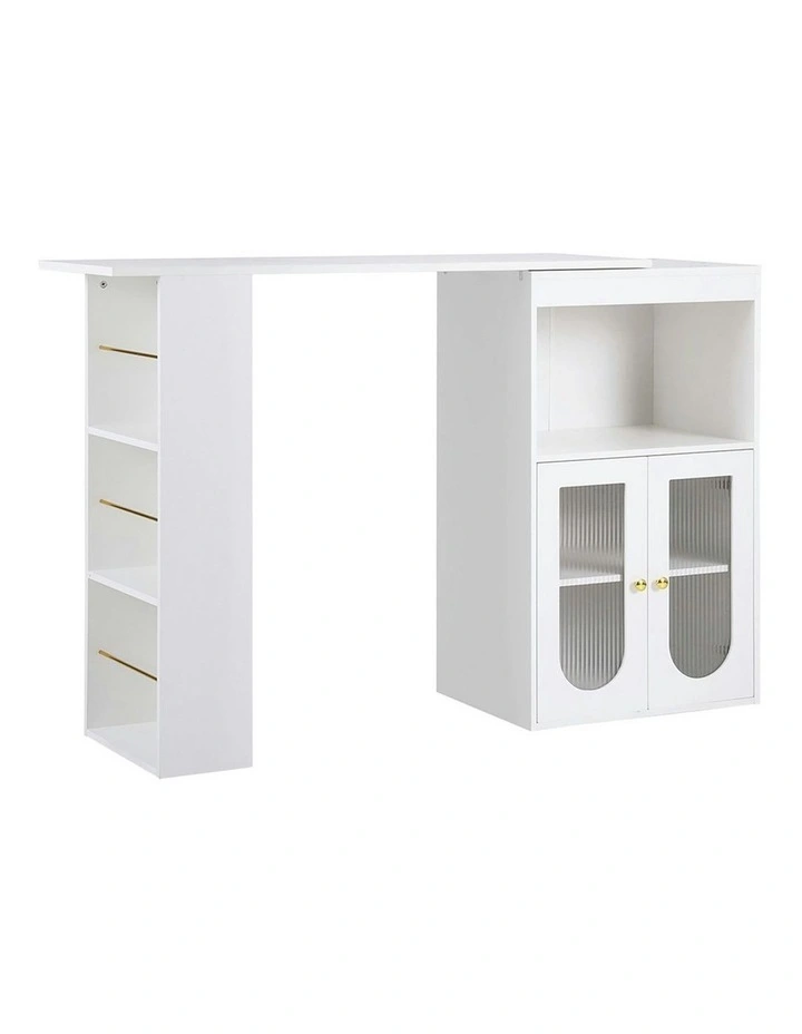 Lexli Bar Table in White image 1