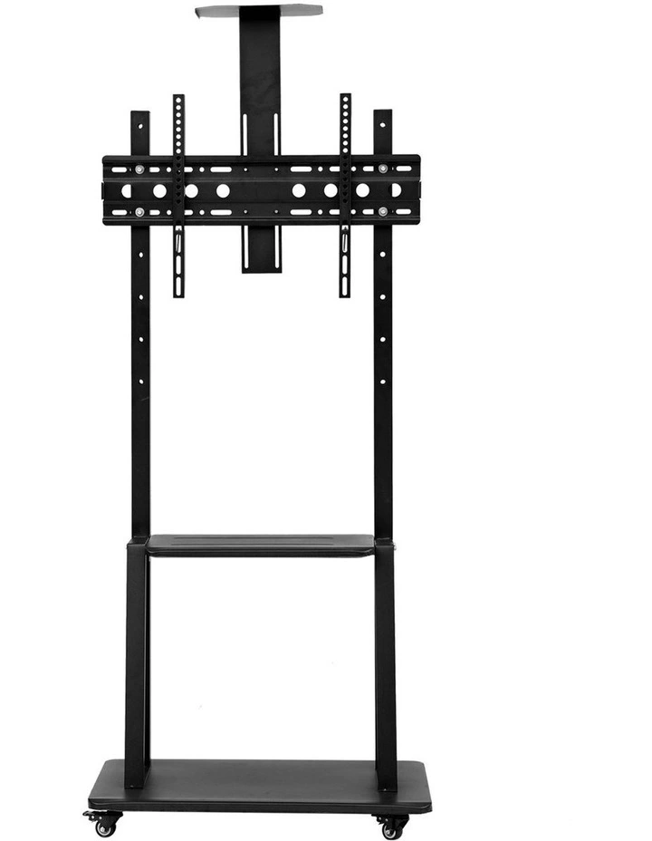 Mobile TV Stand for 32-75 TVs in Black image 2