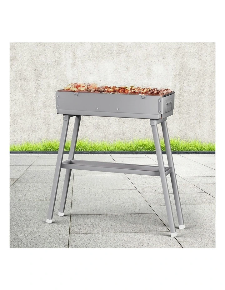 Bbq Grill Smoker in Grey image 3