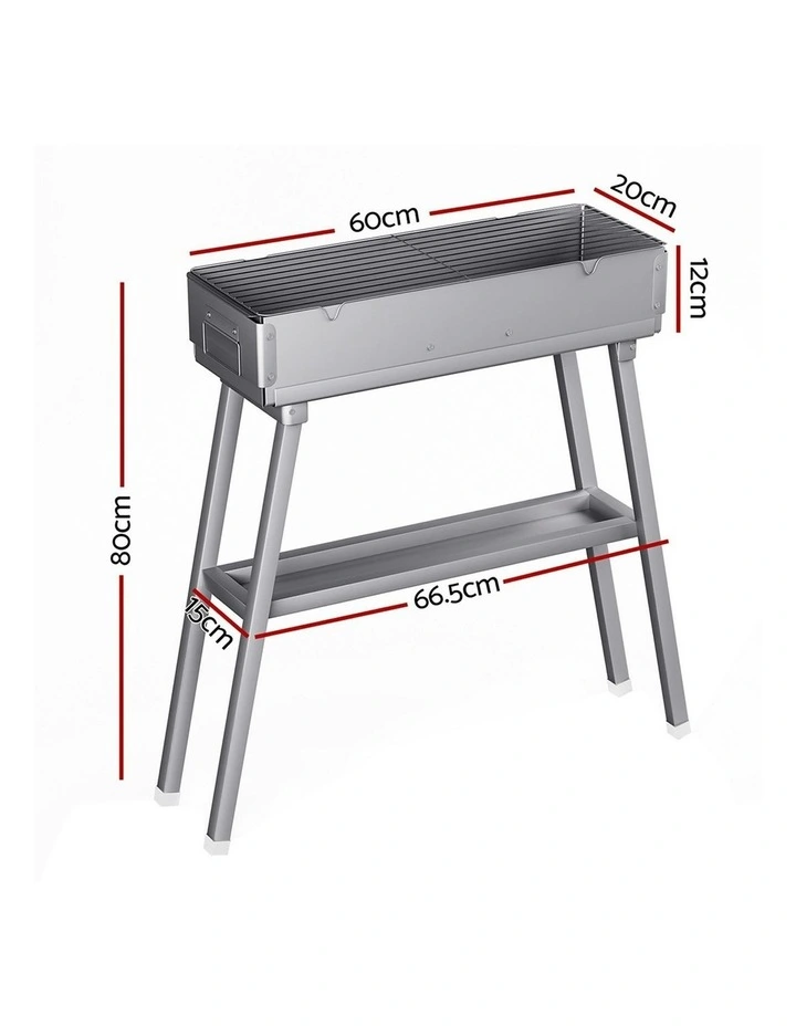 Bbq Grill Smoker in Grey image 4