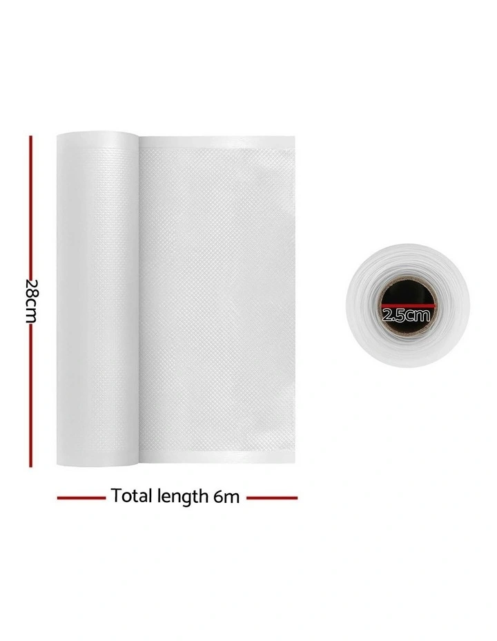 Food Vacuum Sealer Bags 28cmx6m in Clear image 4