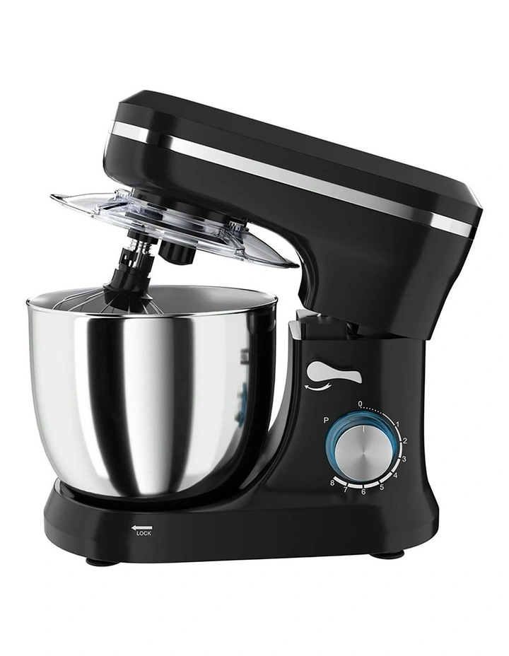Devanti 3in1 Stand Mixer 8 Speed 5L Mix Master 400W in Black MYER
