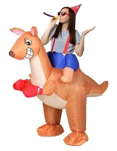 Inflatable Kangaroo Costume in Brown