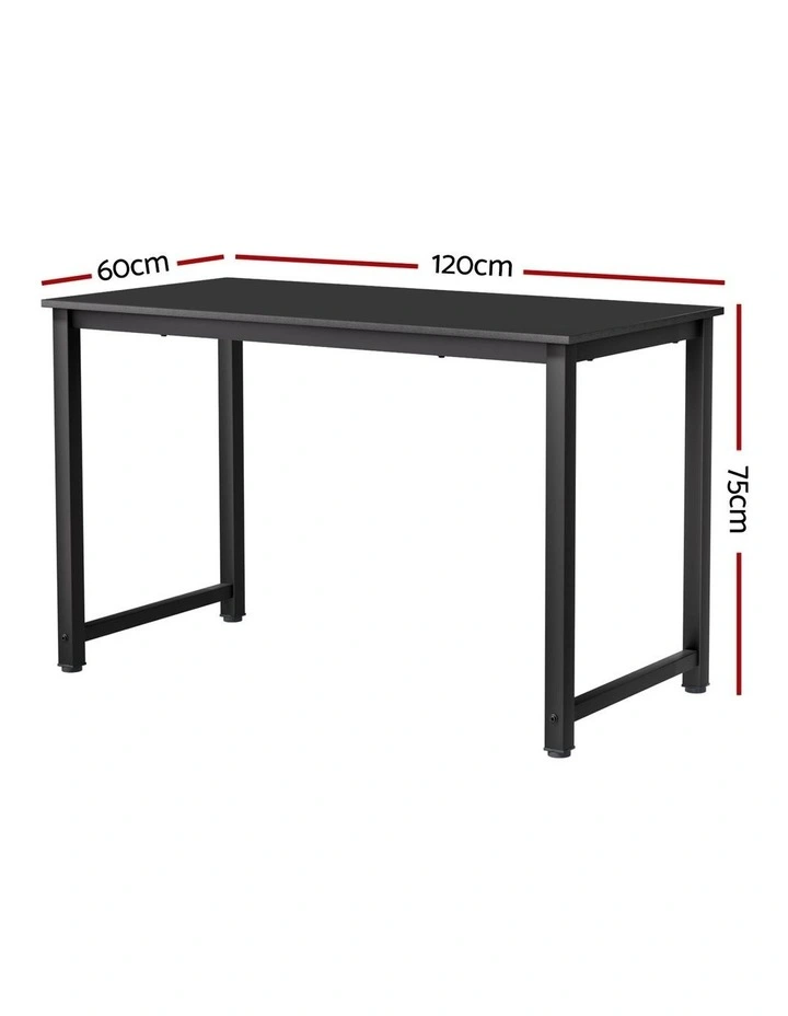 Computer Desk Home Office 120CM in Black image 4