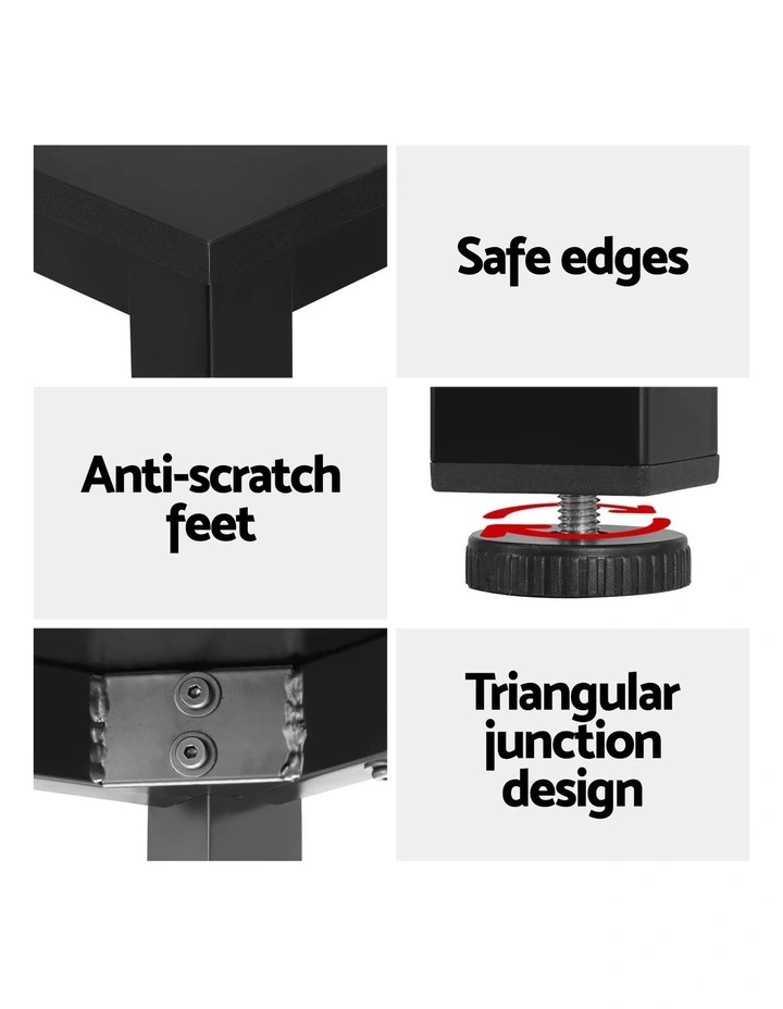 Computer Desk Home Office 120CM in Black image 7