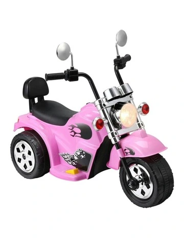 Kids Ride On Car Motorcycle 6V in Pink
