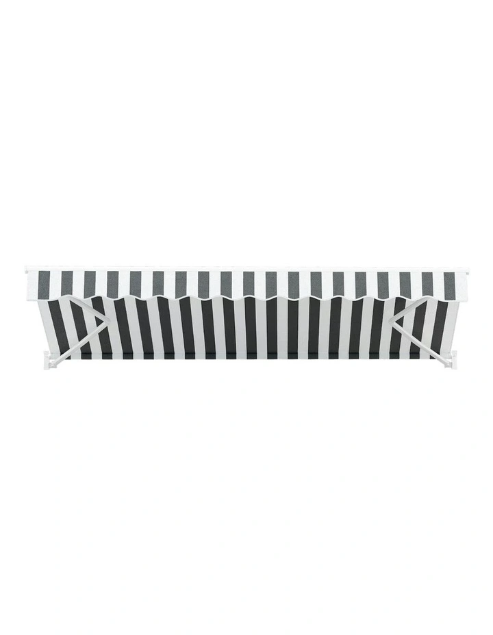 Retractable Awning 4Mx3M in Grey White image 2