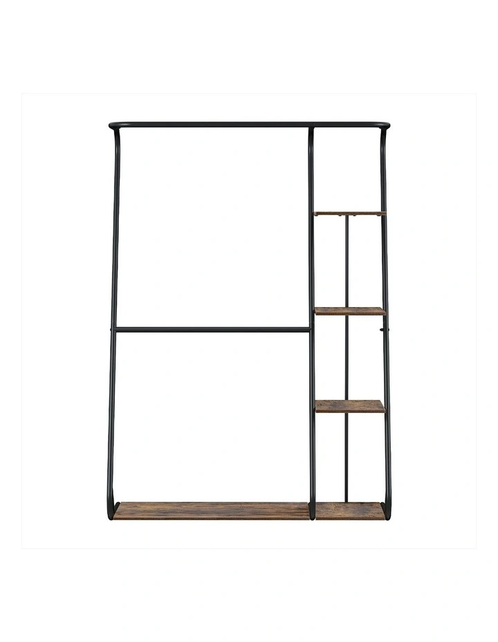 Artiss 4Tier Clothes Rack Coat Stand 172cm In Walnut MYER