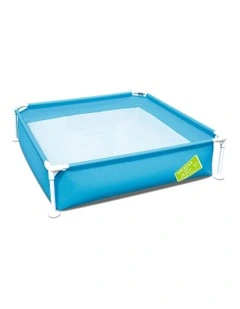 Pool Play Metal Frame Pools 122cm in Blue