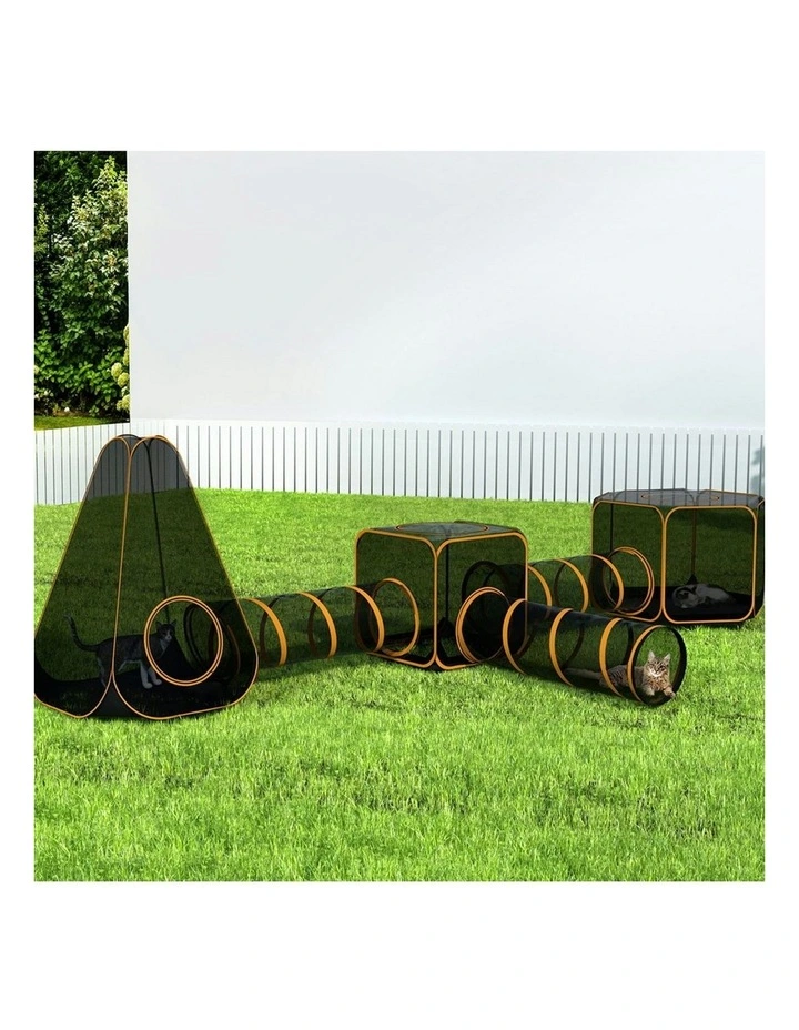 Playpen Cat House 6 in 1 Tent in Black image 2