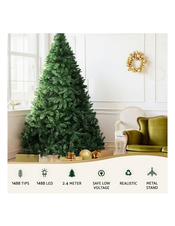 Christmas Tree 1488 LED 2.4m in Green image 5