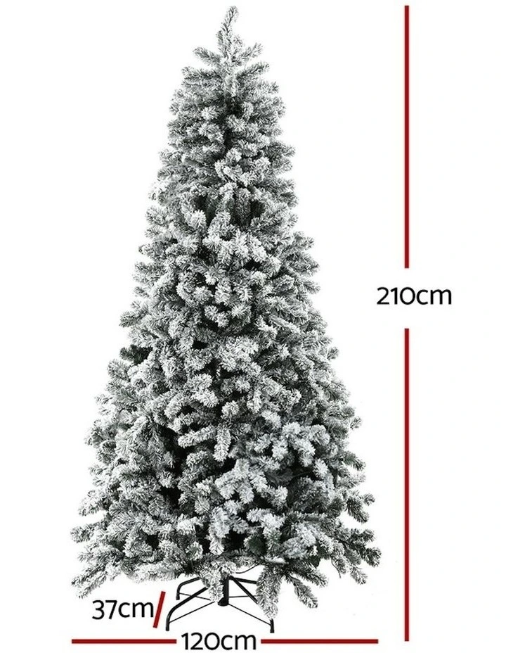 Christmas Tree 8 Light Modes 2.1m in Green image 3