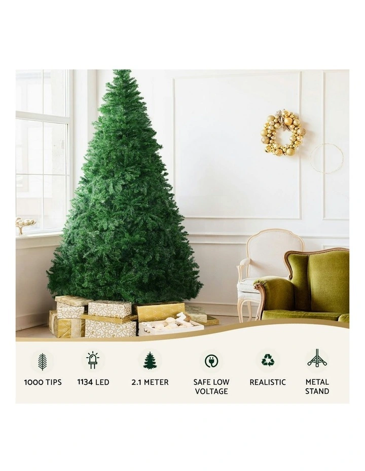 Christmas Tree 2.1m in Green image 5