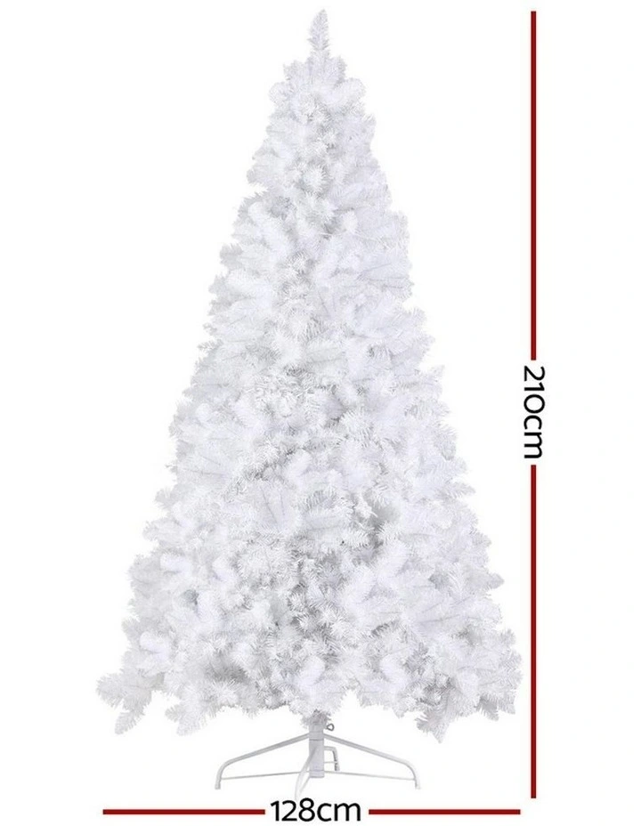 Christmas Tree 2.1m 1310 Tips in White image 3