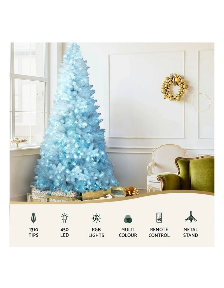 Christmas Tree 2.1m 1310 Tips in White image 5
