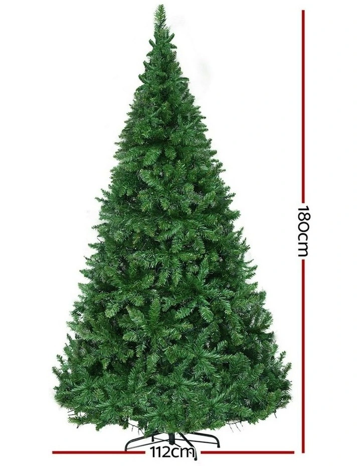 LED Christmas Tree 1.8m 874 Tips in Green image 3