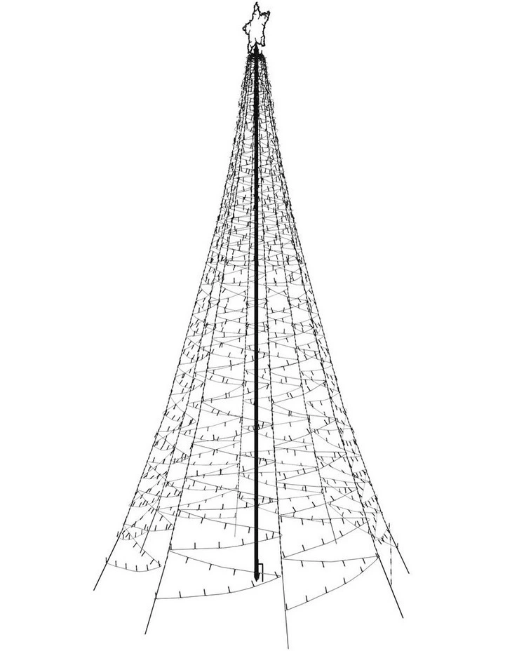 Solar Christmas Tree 800 LED 3.6m image 2