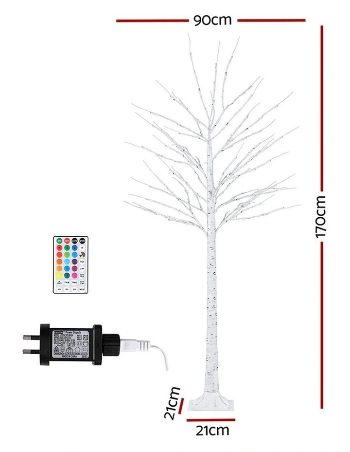 Christmas Tree Twigs 120 RGB LED Lights 1.7m image 3