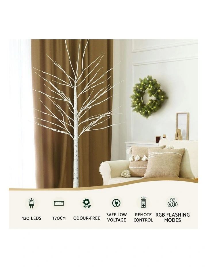 Christmas Tree Twigs 120 RGB LED Lights 1.7m image 5