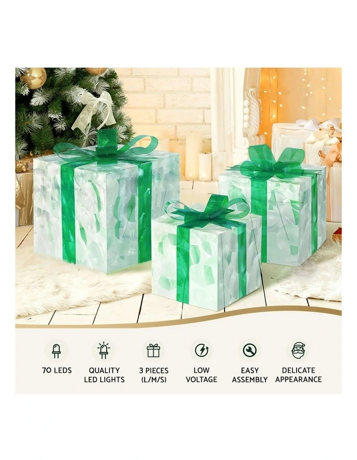 LED Christmas Light Set 70 With Gift Box 3 Piece image 5