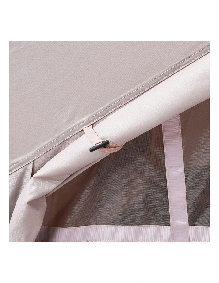 Camping Tent Inflatable Beach Tent 6 Person 300cm in Brown image 5