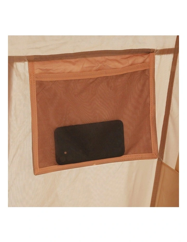 Camping Tent Inflatable Beach Tent 6 Person 300cm in Brown image 6