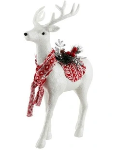Christmas Reindeer 45cm in White