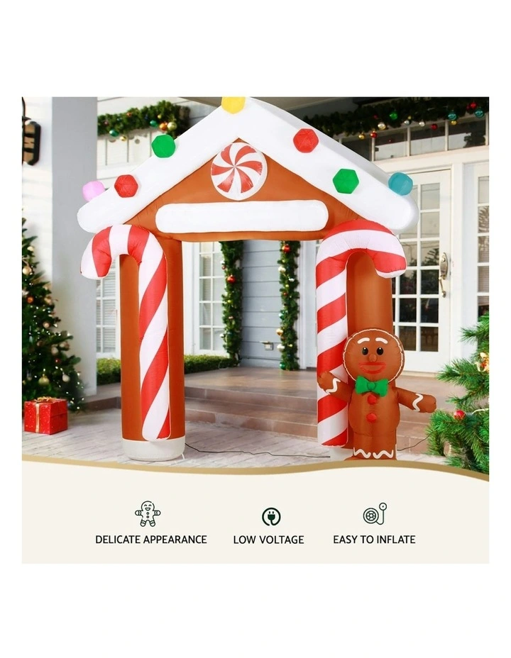 Christmas Inflatable Archwary Ginger 2.8m in Multi image 5
