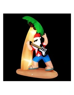 Christmas Inflatable Santa Guitar LED 2.1M