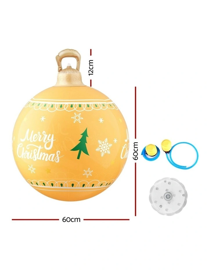 Jingle Jollys Christmas Inflatable Ball Led  60cm image 3