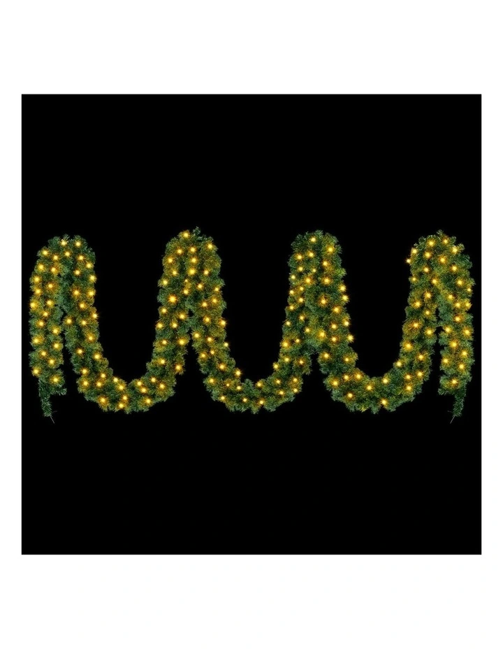 Christmas Garland LED 1400 Tips 20M in Green image 1