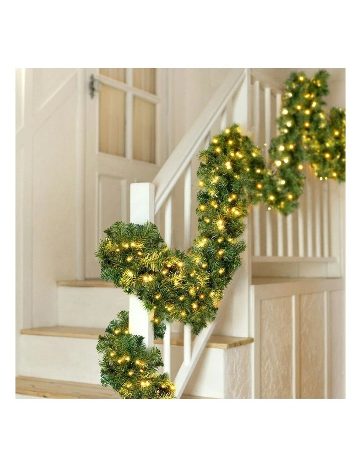 Christmas Garland LED 1400 Tips 20M in Green image 2