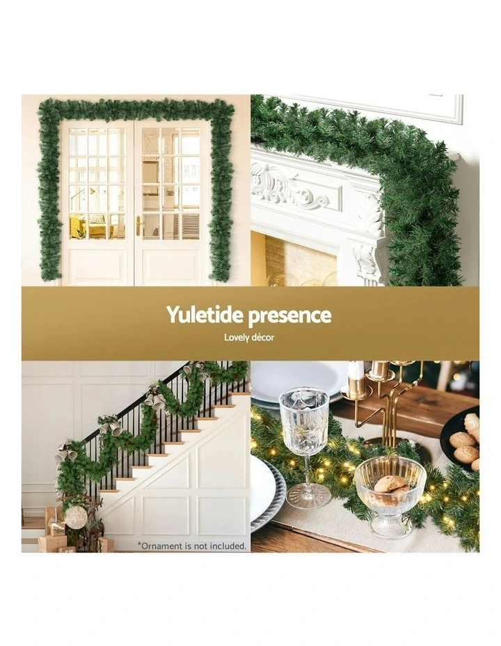 Christmas Garland LED 1400 Tips 20M in Green image 6