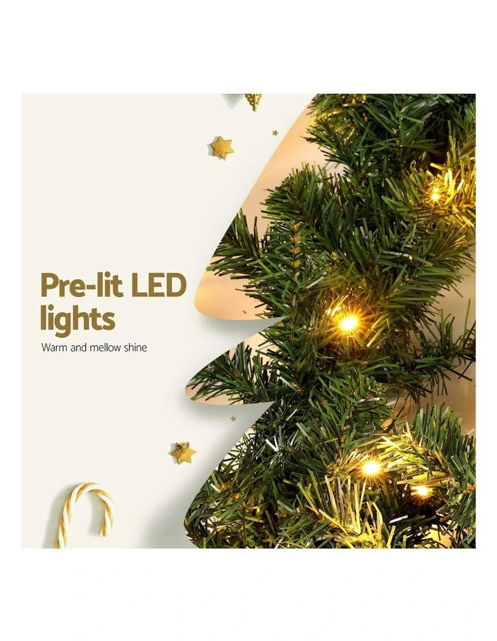 Christmas Garland LED 1400 Tips 20M in Green image 7